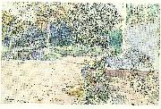 Carl Larsson min gardsplan France oil painting artist